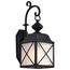 Wingate 1 light 6" Outdoor Wall Fixture w/ Clear Seed Glass
