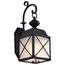 Wingate 1 light 6" Outdoor Wall Fixture w/ Clear Seed Glass