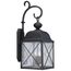 Wingate 3 light 30" Outdoor Wall Fixture w/ Clear Seed Glass