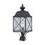 Wingate 1 light Outdoor Post Fixture w/ Clear Seed Glass