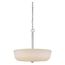 Willow 4 Light Pendant w/ White Glass