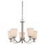 Laguna 5 Light Hanging Fixture w/ White Glass