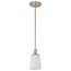 Laguna 1 Light Mini Pendant w/ White Glass
