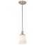 Laguna 1 Light Mini Pendant w/ White Glass