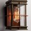 Howell 1 Light Small Outdoor Wall Fixture w/ 60W Vintage Lamp Included Bronze w/ Copper Accents Finish