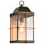 Howell 1 Light Large Outdoor Wall Fixture w/ 60W Vintage Lamp Included Bronze w/ Copper Accents Finish