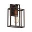 Lake 1 Light Wall Sconce Forest Bronze w/ Copper Accents Finish