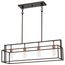 Lake 4 Light Island Pendant Forest Bronze w/ Copper Accents Finish