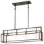 Lake 4 Light Island Pendant Forest Bronze w/ Copper Accents Finish