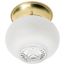 1 Light 6" Ceiling Fixture Clear Bottom Squat Ball Color retail packaging (Pack of 2)