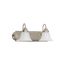 Ballerina 2 Light 18" Vanity w/ Alabaster Glass Bell Shades Color retail packaging