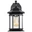 Hopkins Outdoor Collection 13 inch Large Wall Light Matte Black Finish w/ Clear Glass