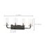 Sherwood 4 Light Vanity 32" Iron Black w/ Brushed Nickel Accents