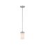 Polaris 1 Light Mini Pendant- w/ White Opal Glass
