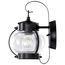 1 Light 11" Wall Lantern Onion Lantern w/ Clear Seed Glass