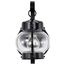 1 Light 11" Wall Lantern Onion Lantern w/ Clear Seed Glass