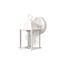 1 Light 9" Wall Lantern Cube Lantern w/ Clear Beveled Glass