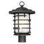 Lansing 1 Light Outdoor Post Lantern w/ Etched Glass