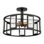 Payne 4 Light Semi-Flush w/ Clear Beveled Glass