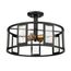 Payne 4 Light Semi-Flush w/ Clear Beveled Glass