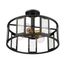 Payne 4 Light Semi-Flush w/ Clear Beveled Glass