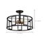 Payne 4 Light Semi-Flush w/ Clear Beveled Glass