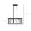 Payne 4 Light Pendant w/ Clear Beveled Glass