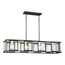 Payne 4 Light Island Pendant w/ Clear Beveled Glass