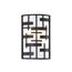 Lansing 2 Light Wall Sconce w/ White Fabric Shade