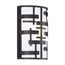 Lansing 2 Light Wall Sconce w/ White Fabric Shade