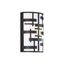 Lansing 2 Light Wall Sconce w/ White Fabric Shade