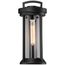 Huron 1 Light Small Lantern Aged Bronze Finish w/ Clear Glass