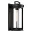 Huron 1 Light Small Lantern Aged Bronze Finish w/ Clear Glass