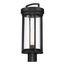 Huron 1 Light Post Lantern Aged Bronze Finish w/ Clear Glass