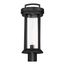 Huron 1 Light Post Lantern Aged Bronze Finish w/ Clear Glass