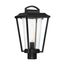 Lakeview 1 Light Post Lantern Aged Bronze Finish w/ Clear Seed Glass