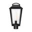Lakeview 1 Light Post Lantern Aged Bronze Finish w/ Clear Seed Glass
