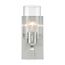 Sommerset 1 Light Vanity Fixture Brushed Nickel Finish w/ Clear Glass