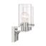 Sommerset 2 Light Vanity Fixture Brushed Nickel Finish w/ Clear Glass