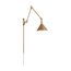 Delancey Swing Arm Lamp Burnished Brass w/ Switch