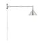 Delancey Swing Arm Lamp Polished Nickel w/ Switch