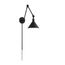 Delancey Swing Arm Lamp Matte Black w/ Switch