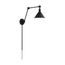 Delancey Swing Arm Lamp Matte Black w/ Switch