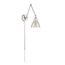 Fulton Swing Arm Lamp Polished Nickel w/ Switch