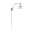 Fulton Swing Arm Lamp Polished Nickel w/ Switch