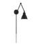 Fulton Swing Arm Lamp Matte Black w/ Switch