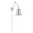Bayard Swing Arm Lamp Polished Nickel w/ Switch