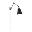 Bayard Swing Arm Lamp Matte Black w/ Switch