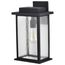 Sullivan 1 Light Large Wall Lantern Matte Black w/ Clear Seeded Glass