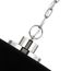 Colony 1 Light Medium Pendant Matte Black w/ Polished Nickel